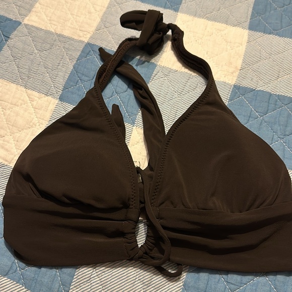 Robin Piccone Key Hole Halter in Brown NWOT - Picture 3 of 8